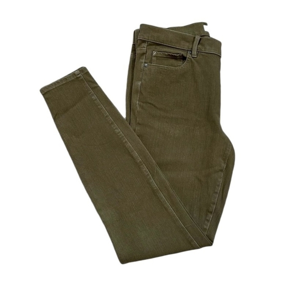 Women’s Jeans Military Green Cotton Jeans LOFT Skinny Jeans - Picture 5 of 6